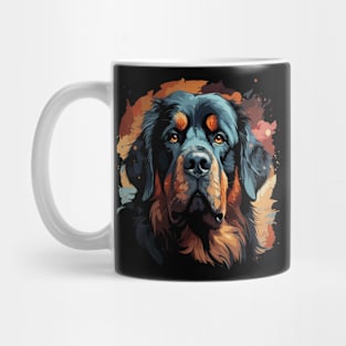 Patriotic Tibetan Mastiff Mug